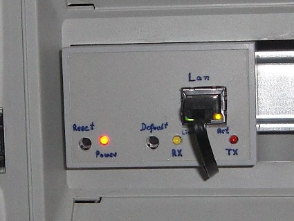 Ip-Switch eingebaut in Unterverteilung